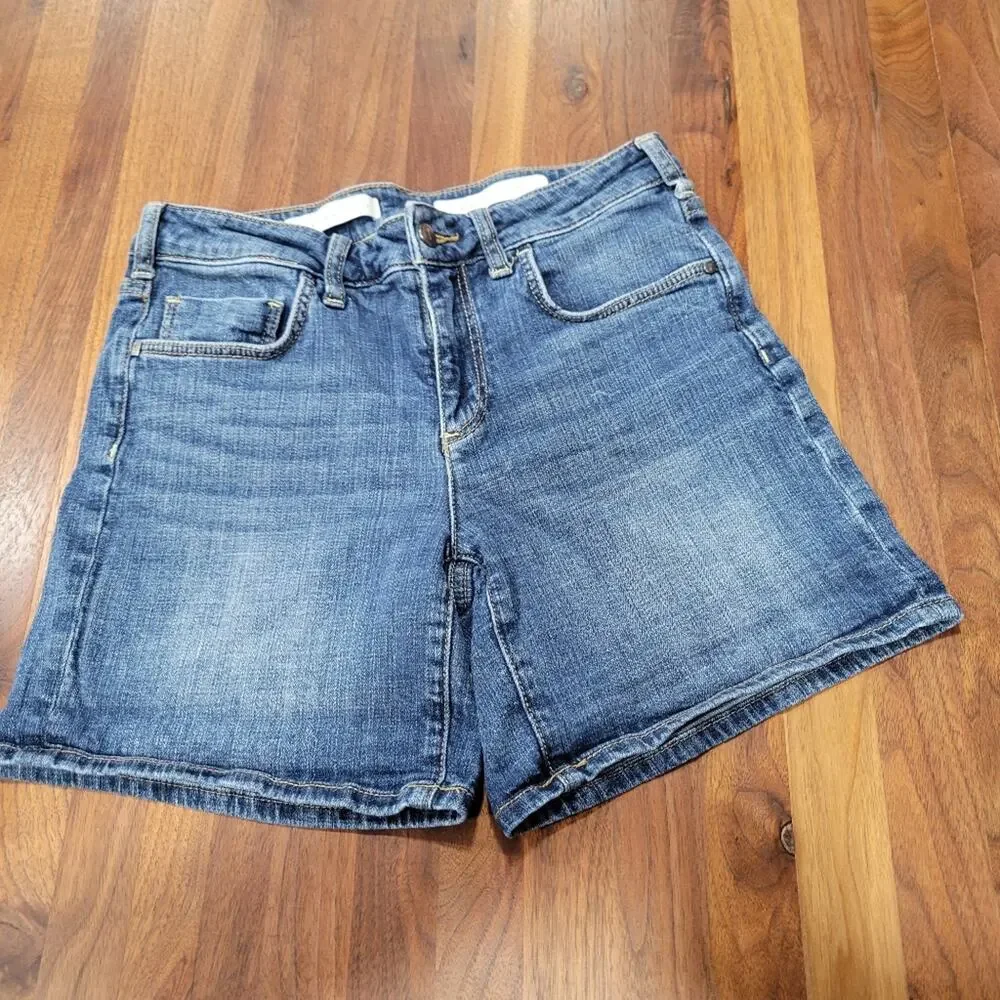 Pilcro and the Letterpress Script Denim Shorts Size 27